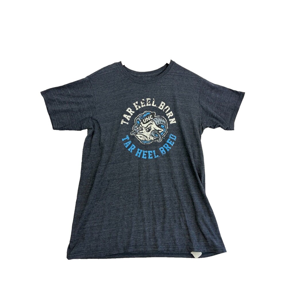 UNC Tar Heels Fanatics T Shirt Men's Large Gray North Carolina Graphic Tee